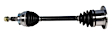 SET-GSPNCV53127-4 Front and Rear, Driver and Passenger Side Axle Assembly - Set of 4, 4.0L, 6Cyl