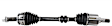 SET-GSPNCV53162-4 Front and Rear, Driver and Passenger Side Axle Assembly - Set of 4 FWD, 2.0L, 4Cyl