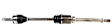 SET-GSPNCV53162-4 Front and Rear, Driver and Passenger Side Axle Assembly - Set of 4 FWD, 2.0L, 4Cyl