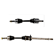 SET-GSPNCV53608 Front, Driver and Passenger Side Axle Assembly - Set of 2