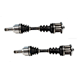 SET-GSPNCV53902-2 Rear, Driver and Passenger Side Axle Assembly - Set of 2, 2.8L, 6Cyl