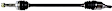 2010 Nissan Rogue - Front and Rear, Driver and Passenger Side Axle Assembly, FWD, 2.5L 4Cyl
