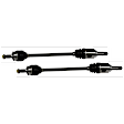 SET-GSPNCV66002-2 Front, Driver and Passenger Side Axle Assembly - Set of 2