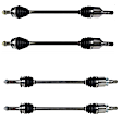 SET-GSPNCV66008-4A Front and Rear, Driver and Passenger Side Axle Assembly - Set of 4