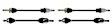 SET-GSPNCV66008-4D Front and Rear, Driver and Passenger Side Axle Assembly - Set of 4, 2.0L, 4Cyl