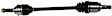 SET-GSPNCV66015-4 Front and Rear, Driver and Passenger Side Axle Assembly - Set of 4, 2.5L, 4Cyl