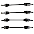 SET-GSPNCV66080-4A Front and Rear, Driver and Passenger Side Axle Assembly - Set of 4