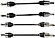 SET-GSPNCV66512-4C Front and Rear, Driver and Passenger Side Axle Assembly - Set of 4, 2.5L, 4Cyl