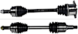 SET-GSPNCV68001 Front, Driver and Passenger Side Axle Assembly - Set of 2