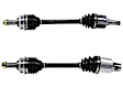 SET-GSPNCV68034 Front, Driver and Passenger Side Axle Assembly - Set of 2, 1.8L, 4Cyl
