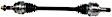 SET-GSPNCV69017-4E Front and Rear, Driver and Passenger Side Axle Assembly - Set of 4, 3.5L, 6Cyl