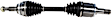 SET-GSPNCV69039-4 Front and Rear, Driver and Passenger Side Axle Assembly - Set of 4, 3.3L, 6Cyl
