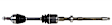 SET-GSPNCV69104-4 Front and Rear, Driver and Passenger Side Axle Assembly - Set of 4