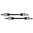 SET-GSPNCV69120-2 Rear, Driver and Passenger Side Axle Assembly - Set of 2