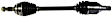 SET-GSPNCV69183-4 Front and Rear, Driver and Passenger Side Axle Assembly - Set of 4 AWD, 3.5L, 6Cyl