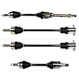 SET-GSPNCV69206-4B Front and Rear, Driver and Passenger Side Axle Assembly - Set of 4, 3.5L, 6Cyl