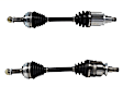SET-GSPNCV69502-B Front, Driver and Passenger Side Axle Assembly - Set of 2