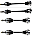 SET-GSPNCV69566-4A Front and Rear, Driver and Passenger Side Axle Assembly - Set of 4 FWD, 3.0L, 6Cyl