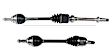 SET-GSPNCV69608 Front, Driver and Passenger Side Axle Assembly - Set of 2 FWD