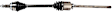 SET-GSPNCV69610-4 Front and Rear, Driver and Passenger Side Axle Assembly - Set of 4 AWD