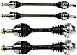 SET-GSPNCV70001-4D Front and Rear, Driver and Passenger Side Axle Assembly - Set of 4