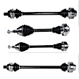 SET-GSPNCV72022-4 Front and Rear, Driver and Passenger Side Axle Assembly - Set of 4, 1.8L, 4Cyl