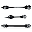 SET-GSPNCV72026-3B Front, Driver Side and Rear, Driver and Passenger Side Axle Assembly - Set of 3, 1.8L, 4Cyl