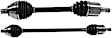 SET-GSPNCV72102-B Front, Driver and Passenger Side Axle Assembly - Set of 2