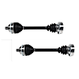 SET-GSPNCV72503-2 Front, Driver and Passenger Side Axle Assembly - Set of 2, 2.5L, 5Cyl