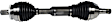 SET-GSPNCV73006-4 Front and Rear, Driver and Passenger Side Axle Assembly - Set of 4 FWD, 2.5L, 5Cyl