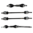 SET-GSPNCV73012-4 Front and Rear, Driver and Passenger Side Axle Assembly - Set of 4 FWD, 3.2L, 6Cyl