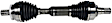 SET-GSPNCV73012-4 Front and Rear, Driver and Passenger Side Axle Assembly - Set of 4 FWD, 3.2L, 6Cyl