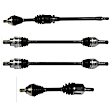 SET-GSPNCV73016-4 Front and Rear, Driver and Passenger Side Axle Assembly - Set of 4 FWD, 2.5L, 5Cyl