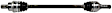SET-GSPNCV73016-4 Front and Rear, Driver and Passenger Side Axle Assembly - Set of 4 FWD, 2.5L, 5Cyl