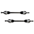 SET-GSPNCV73062-2 Rear, Driver and Passenger Side Axle Assembly - Set of 2