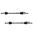 SET-GSPNCV73081-2 Rear, Driver and Passenger Side Axle Assembly - Set of 2