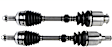SET-GSPNCV75111 Front, Driver and Passenger Side Axle Assembly - Set of 2, 3.3L, 6Cyl