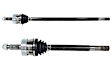 SET-GSPNCV82504 Front, Driver and Passenger Side Axle Assembly - Set of 2
