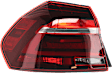 Driver and Passenger Side, Outer LED Tail Light, With bulb(s), OE Replacement, CAPA Certified