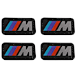 SET-GXL36112228660-4 Wheel M Emblem, Pack of 4