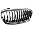 SET-GXL51137201967 Genuine BMW Driver and Passenger Side Grille Assemblies, Chrome Shell w/ Black Insert