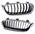SET-GXL51137260498-B Base Grille Insert, Chrome Shell with Black Insert