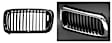 SET-GXL51138125812-B Base Grille Insert, Chrome Shell with Black Insert