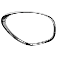 SET-GXL51139813824 Driver and Passenger Side Headlight Bezel, Chrome