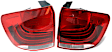 SET-GXL63212990112 Driver and Passenger Side, Outer Halogen Tail Light, Without bulb(s), OE Replacement