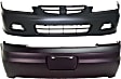 Coupe Front and Rear Primed Bumper Cover