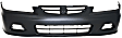 Coupe Front and Rear Primed Bumper Cover