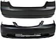 Front and Rear Primed Bumper Covers, Sedan, USA Built Vehicle, CAPA Certified