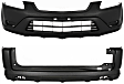 Front and Rear Textured Bumper Cover