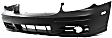 Front and Rear Primed Bumper Cover